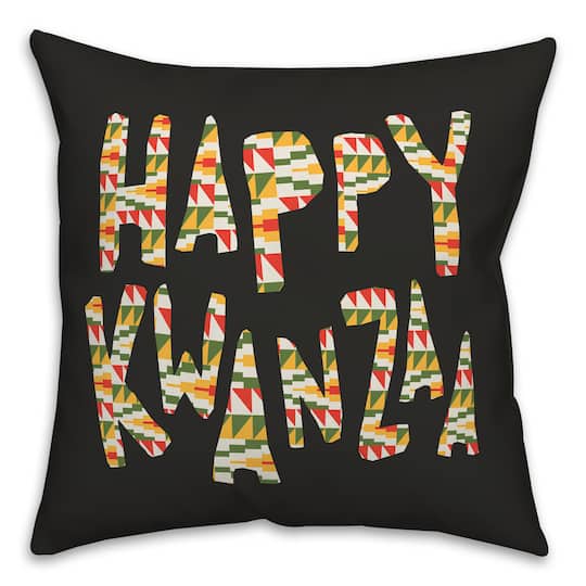 Happy Kwanzaa 2 Throw Pillow